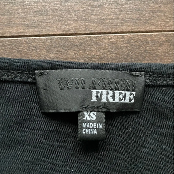 Wilfred  Free Women’s XS Black Blouse with Metal Studded Hem - Picture 2 of 6